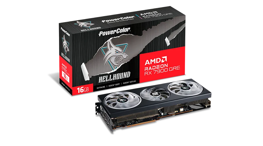 PowerColor Hellhound AMD Radeon RX 7900 GRE 16GB GDDR6